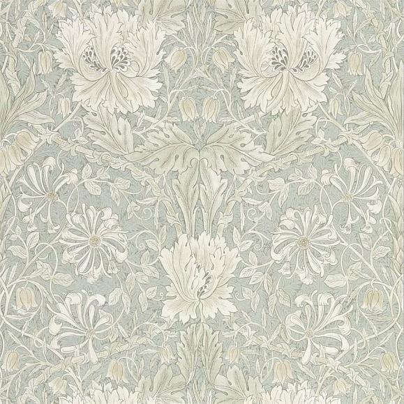 Обои Morris Pure Morris North Honeysuckle & Tulip 216525
